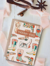 Load image into Gallery viewer, Western Thank You Card - Blank
