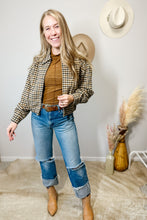 Load image into Gallery viewer, The Jackson Plaid Bomber
